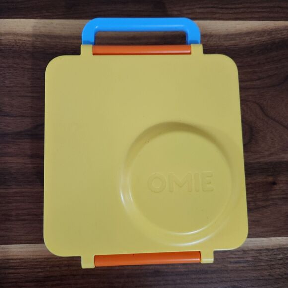 Omie Box Insulated Bento Lunch Box Leakproof Thermos Food Jar Yellow Orange - Picture 1 of 8